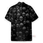 Skull Men'S Button'S Up Shirts Hawaiian Shirt & Beach Shorts