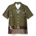 George Smith Patton Cosplay Costume Hawaiian Shirt