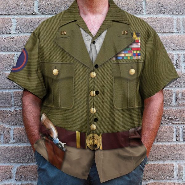 George Smith Patton Cosplay Costume Hawaiian Shirt