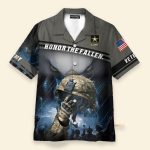 Us Army Helmet Honor The Fallen Hawaiian Shirt