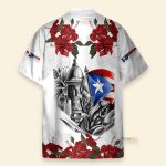 Manga Flower Puerto Rico Hawaiian Shirt