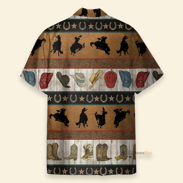 Rodeo Cowboys Men'S Button'S Up Shirts Hawaiian Shirt