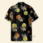 Softball Tropical Men'S Button'S Up Shirts Hawaiian Shirt