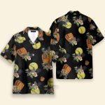 Softball Tropical Men'S Button'S Up Shirts Hawaiian Shirt