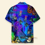 Undersea Octopus Men'S Button'S Up Shirts Hawaiian Shirt