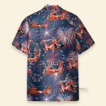 Us Coast Guard Helicopter Eurocopter Mh-65 Dolphin Hawaiian Shirt