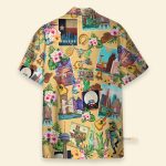 Texas Peace Life Style Men'S Button'S Up Shirts Hawaiian Shirt & Beach Shorts
