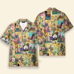 Texas Peace Life Style Men'S Button'S Up Shirts Hawaiian Shirt & Beach Shorts