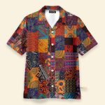 Paisley Patchwork Men'S Button'S Up Shirts Hawaiian Shirt & Beach Shorts