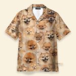 Pomeranian Funny Button'S Up Shirts Hawaiian Shirt