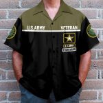 Custom Name Us Army Veteran Personalized Hawaiian Shirt Atp107039