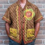Halloween Burger Funny Button'S Up Shirts Hawaiian Shirt & Beach Shorts
