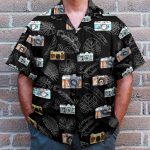 Camera Men'S Button'S Up Shirts Hawaiian Shirt
