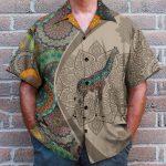 Giraffe Men'S Button'S Up Shirts Hawaiian Shirt