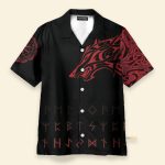 Amazing Viking Wolf Men'S Button'S Up Shirts Hawaiian Shirt