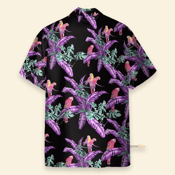 Tom Selleck Magnum Pi Movie Jungle Bird Black Cosplay Costume Hawaiian Shirt & Beach Shorts