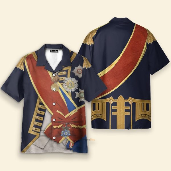Horatio Nelson Cosplay Costume Hawaiian Shirt
