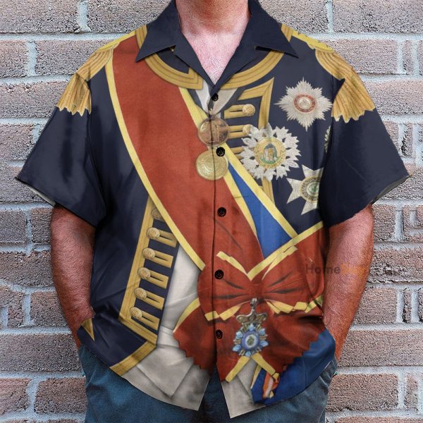 Horatio Nelson Cosplay Costume Hawaiian Shirt