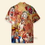 Clown Funny Happy Men'S Button'S Up Shirts Hawaiian Shirt