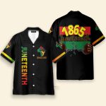 1865 Juneteenth Black Pride Hawaiian Shirt