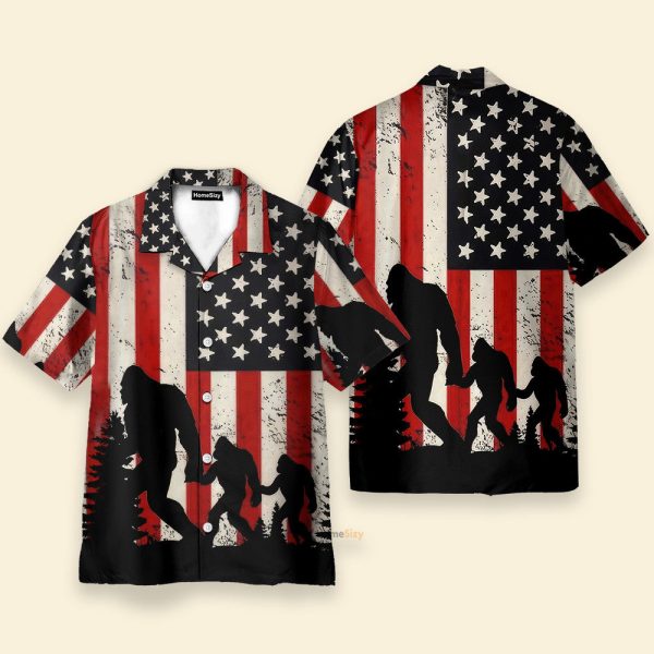 Bigfoot Hawaiian Shirt