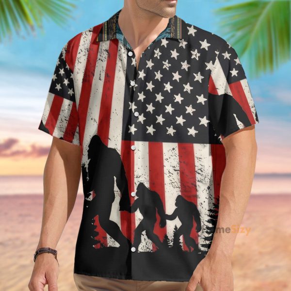 Bigfoot Hawaiian Shirt