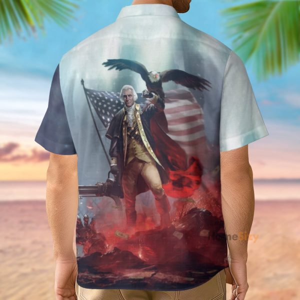 President George Warshington Hawaiian Shirt