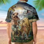 Honor Dinosaur In The Jurassic Period Hawaiian Shirt