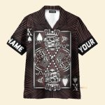 King Skull Heart Personalized Hawaiian Shirt