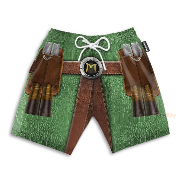 Michelangelo Tmnt Mike Mikey Cosplay Costume Hawaiian Shirt & Beach Shorts