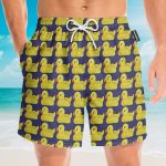 How I Met Your Mother Ducky Tie Pattern Cosplay Costume Hawaiian Shirt & Beach Shorts
