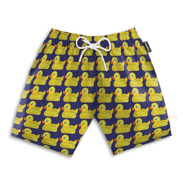 How I Met Your Mother Ducky Tie Pattern Cosplay Costume Hawaiian Shirt & Beach Shorts