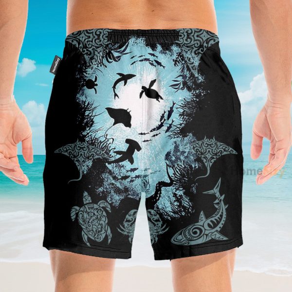 Deep Ocean World Hawaiian Shirt & Beach Shorts