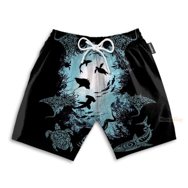 Deep Ocean World Hawaiian Shirt & Beach Shorts