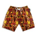 Drums Percussion Sets Egyptian Hawaiian Shirt & Beach Shorts