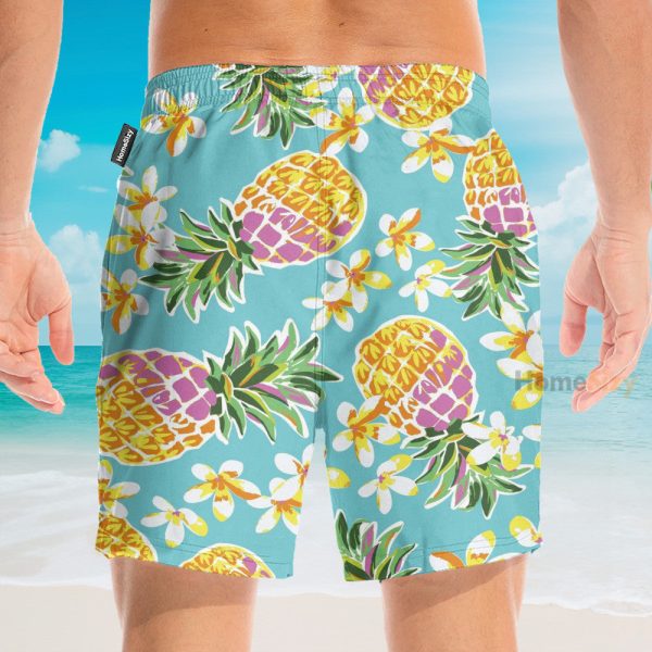 Amazing Pineapple Funny Button'S Up Shirts Hawaiian Shirt & Beach Shorts
