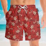 Elvis Presley Blue Summer Cosplay Costume Hawaiian Shirt & Beach Shorts