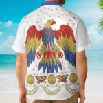 Elvis Presley Eagle Cosplay Costume Hawaiian Shirt Cselv007