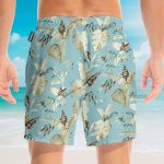 Awesome Floral Men'S Button'S Up Shirts Hawaiian Shirt & Beach Shorts