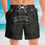 Wicca Ouija Board Men'S Button'S Up Shirts Hawaiian Shirt & Beach Shorts