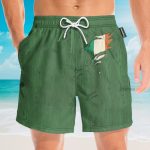 Irish St Patrick'S Day Men'S Button'S Up Shirts Hawaiian Shirt & Beach Shorts