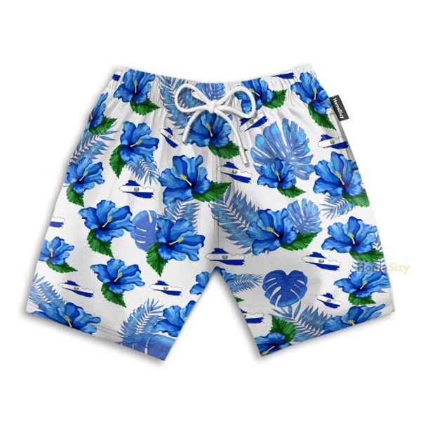 Custom Name El Salvador Personalized Hawaiian Shirt & Beach Shorts
