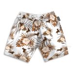 Love Dachshund Men'S Button'S Up Shirts Hawaiian Shirt & Beach Shorts