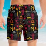 Firefighter Men'S Button'S Up Shirts Hawaiian Shirt & Beach Shorts