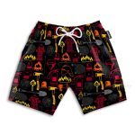 Firefighter Men'S Button'S Up Shirts Hawaiian Shirt & Beach Shorts