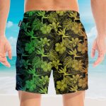 Light Colorful Tropical Hawaiian Shirt & Beach Shorts