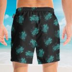 Turtle Summer Men'S Button'S Up Shirts Hawaiian Shirt & Beach Shorts