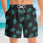 Turtle Summer Men'S Button'S Up Shirts Hawaiian Shirt & Beach Shorts