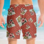 Herbert I Mcdunnough Nicolas Cage In Raising Arizona Cosplay Costume Hawaiian Shirt & Beach Shorts