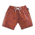Clemson Tiger Stripe Cosplay Costume Hawaiian Shirt & Beach Shorts